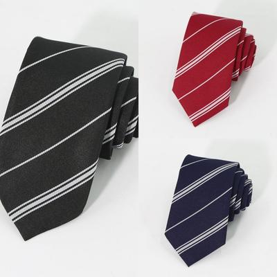 Gestreifte Business-Krawatte für Herren, Formale Krawatte, 145cm 7cm