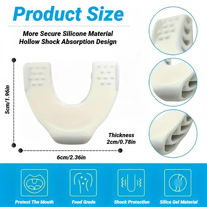 U Shape Jaw Exerciser For Men Women Face Neck Toning Double Chin Reducer Muscle Training Resistance Levels