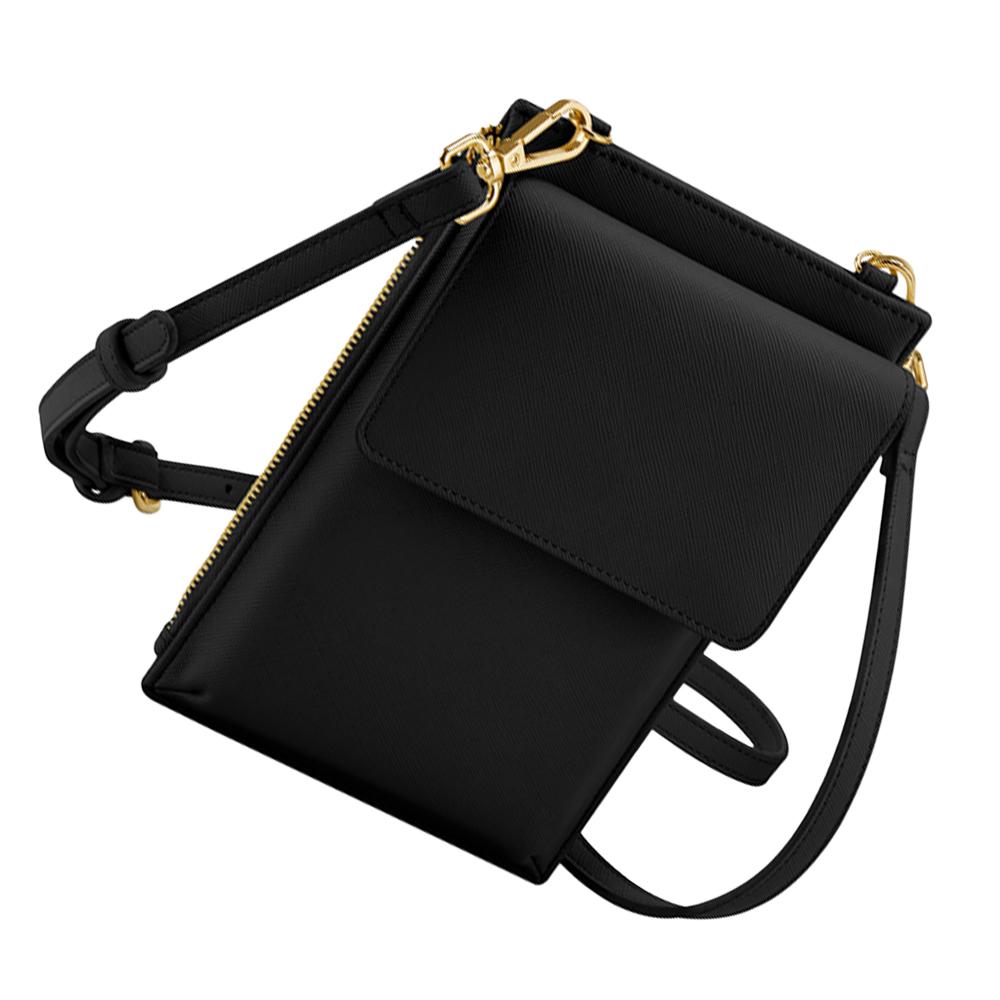 BagBase Boutique Faux Leather Phone Carry Case