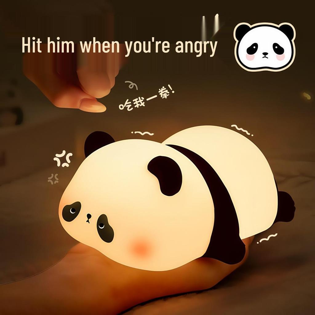 Panda Tap Night Light: Soft Atmosphere Light for Baby's Room and Girls' Bedrooms