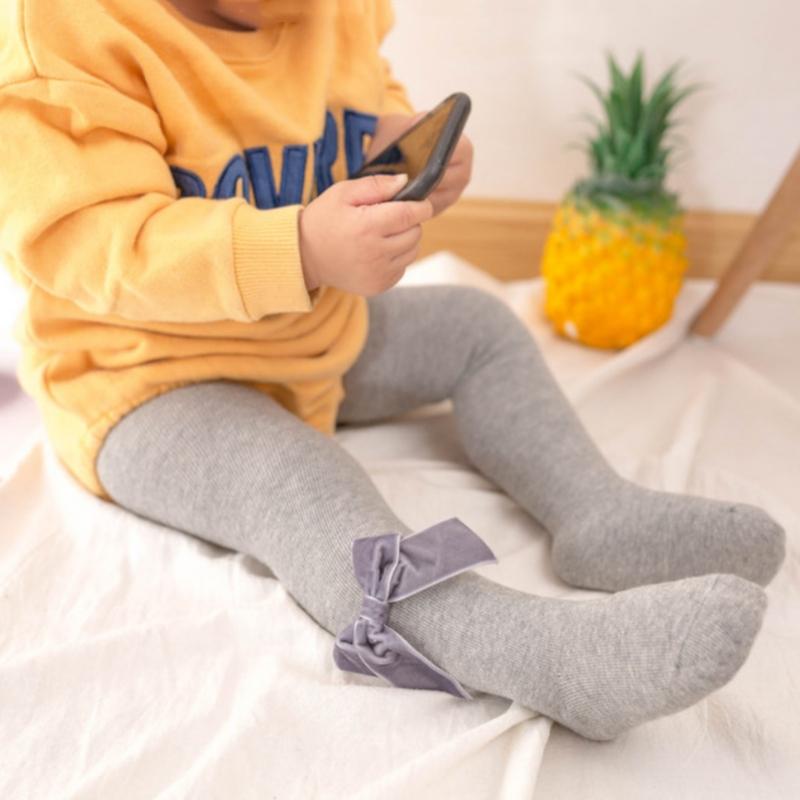 Girls Stocking Spring Autumn Tight For Toddler Baby Infant Tights Babies Pantyhose Bows For Baby Girl Legging Tights