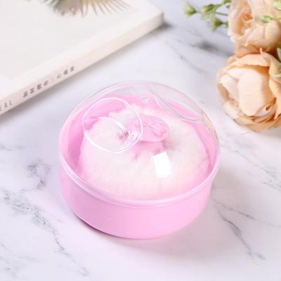 Kuru Toz Pufu Kutulu Bebek Yumuşaklığı Yüz Vücut Kozmetik Pudra Pufu Pudra Süngeri Kutulu Kutu Kap Konteyner