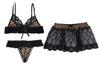 Plus Size XXXL Leopard Print Sexy Lingerie Set with Size TOKYO GOODS MARKET [PureAribon] Lace, Men's Available, (Leopard Print)