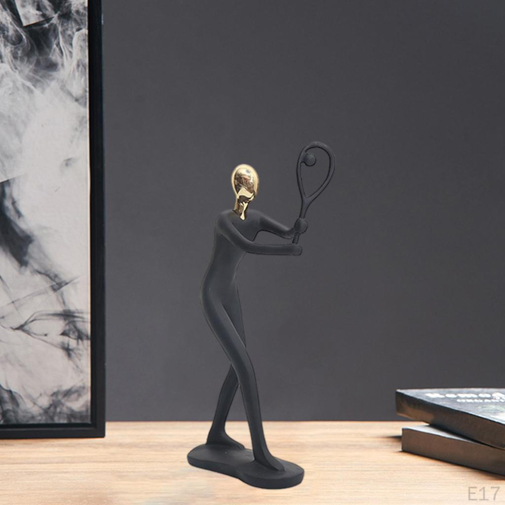 Abstract Resin Sports Sculpture - Modern Decoration for Office And House