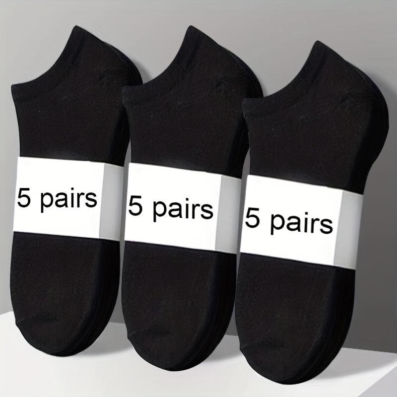 high quality15 Pairs Simple Unisex Solid Socks, Soft & Lightweight Low Cut Socks, Women's Stockings & Hosiery