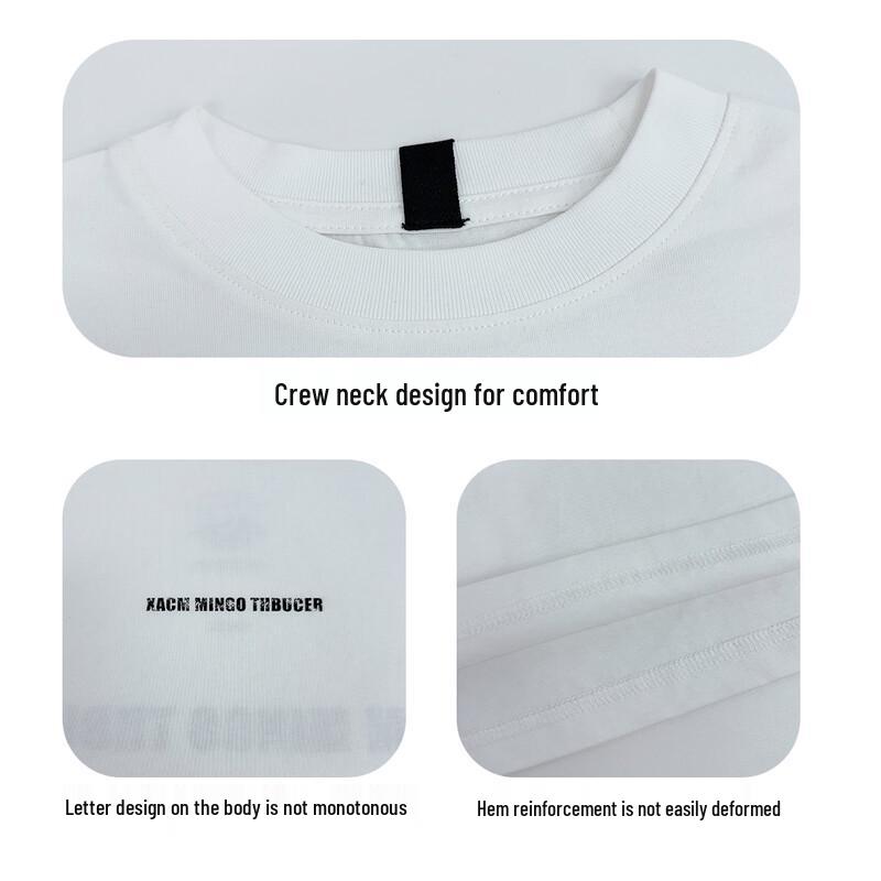 Sommer-T-Shirt mit kurzen Ärmeln für Jungen, Baumwollmischung