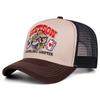 Neue Baseballmütze Stetson Wolfskopf Poker Trucker-Mütze Street Hip-Hop-Mütze Tägliche Freizeitkleidung Sonnenschutz Netzmütze Unisex