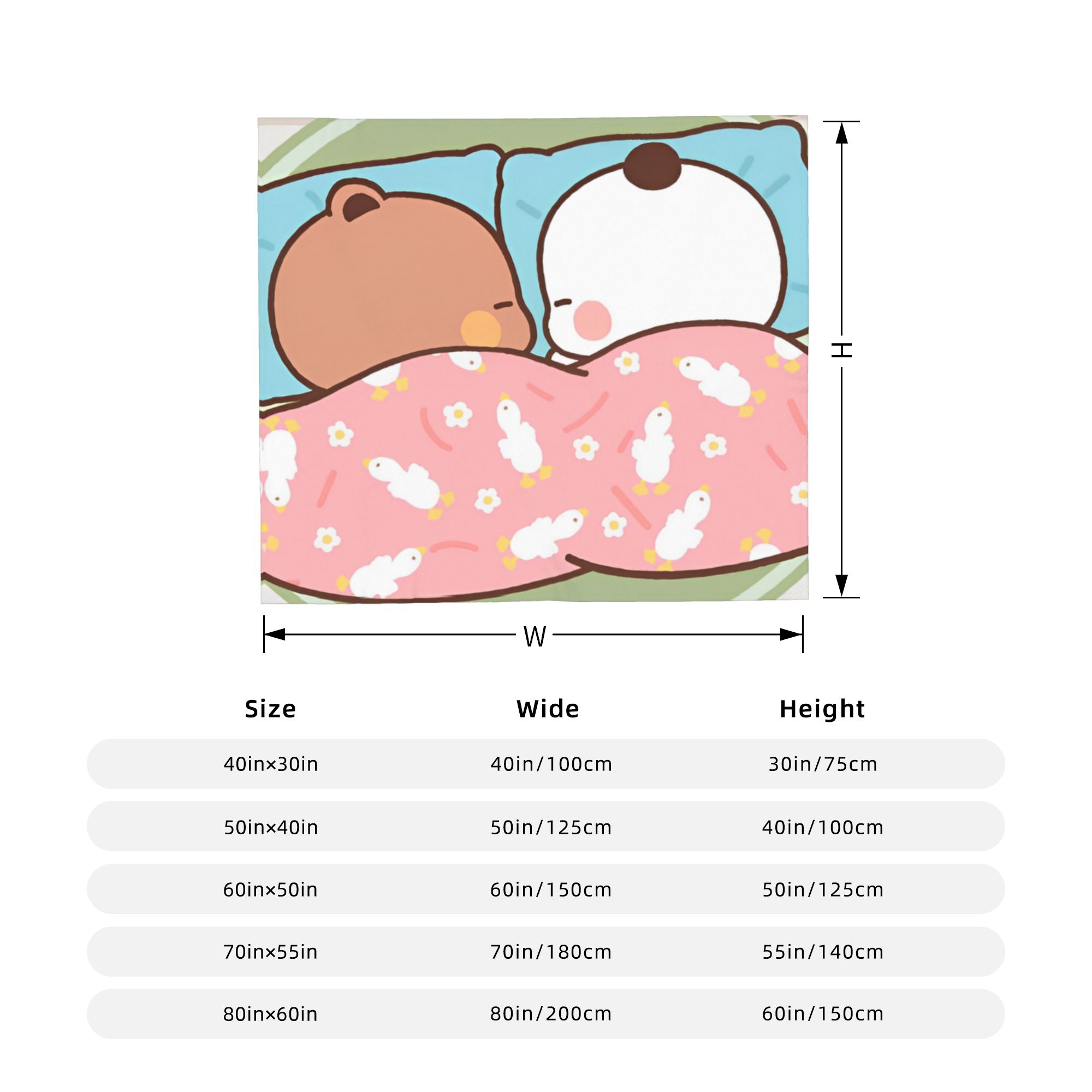 Bubu Dudu Sleep Blankets  Flannel Throw Blanket Home Couch Decoration Ultra-Soft Warm Bedspreads 75x90cm