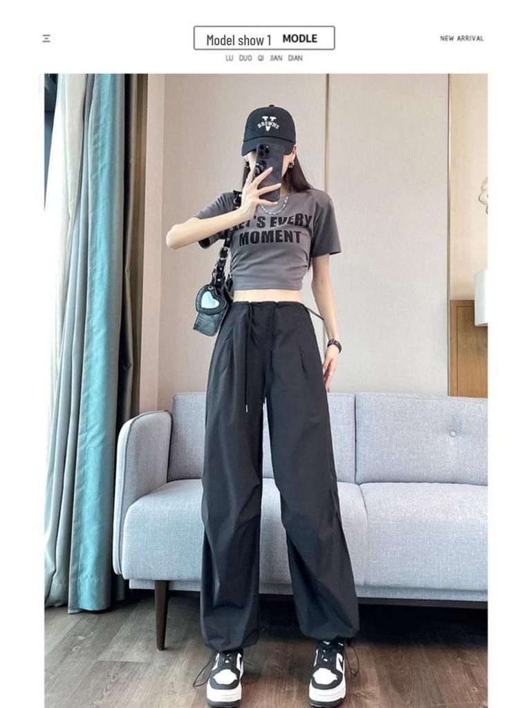 Women's 2025 Summer Petite Casual Cargo Pants