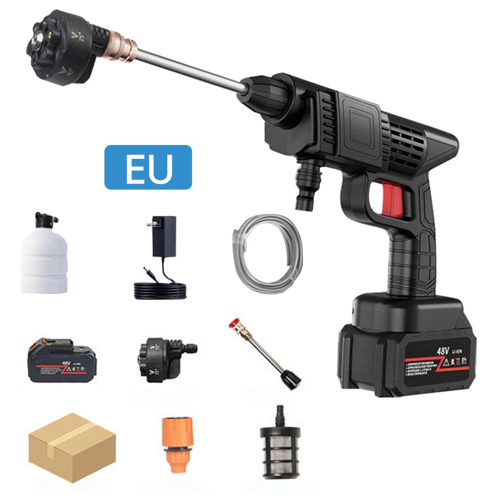 200Bar Bezszczotkowa Wysokociśnieniowa Myjka Samochodowa 200W EU/US 6-w-1 Wielofunkcyjna Pistolet Natryskowy do Mycia Samochodu Pompa Myjąca 15000mAh