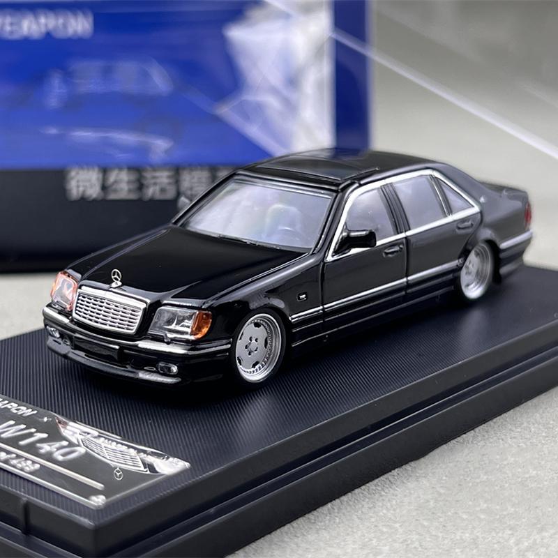 SW 1:64 S600 W140 Alloy Car Diecasts & Toy Vehicles Car Model Miniature Scale Model Car Toys For Children