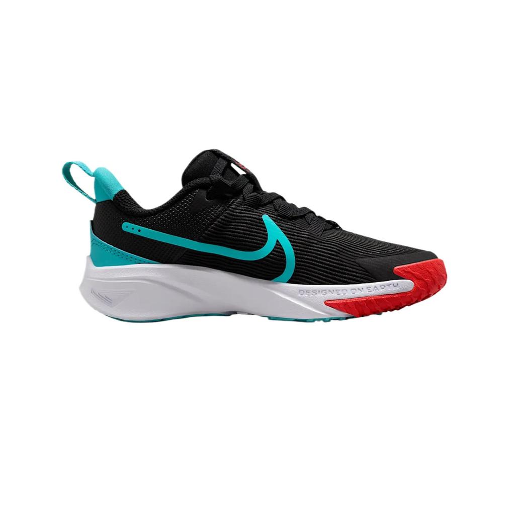 Nike Star Runner 4 PS Black Dusty Cactus Kids Sneakers Bright-Crimson White DX7614-009