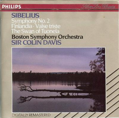 CD JEAN SIBELIUS, BOSTON SYMPHONY ORCH - Symphony No.2, Finlandia, Valse Tri 4204902 Philips Classic Germany Classical Used