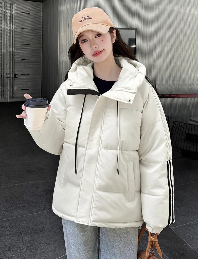 Women’s Short Hooded Windproof Thicken Warm Winter Jacket 3 Colors
