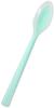 Nagao Silicone Integrated Spoon Made In Japan Tsubame-Sanjo Spoon, Standard, 17.8cm, Type, Blue-Green,
