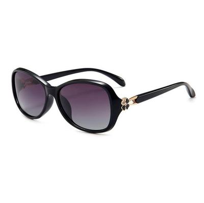 Fortulux Driving UV Ultra Clover Juwelenverlauf UV400 Damen Sonnenbrille, Schutz, Polarisiert, Schlankmachend, Leichtgewicht, Design, Gestell, Gläser,