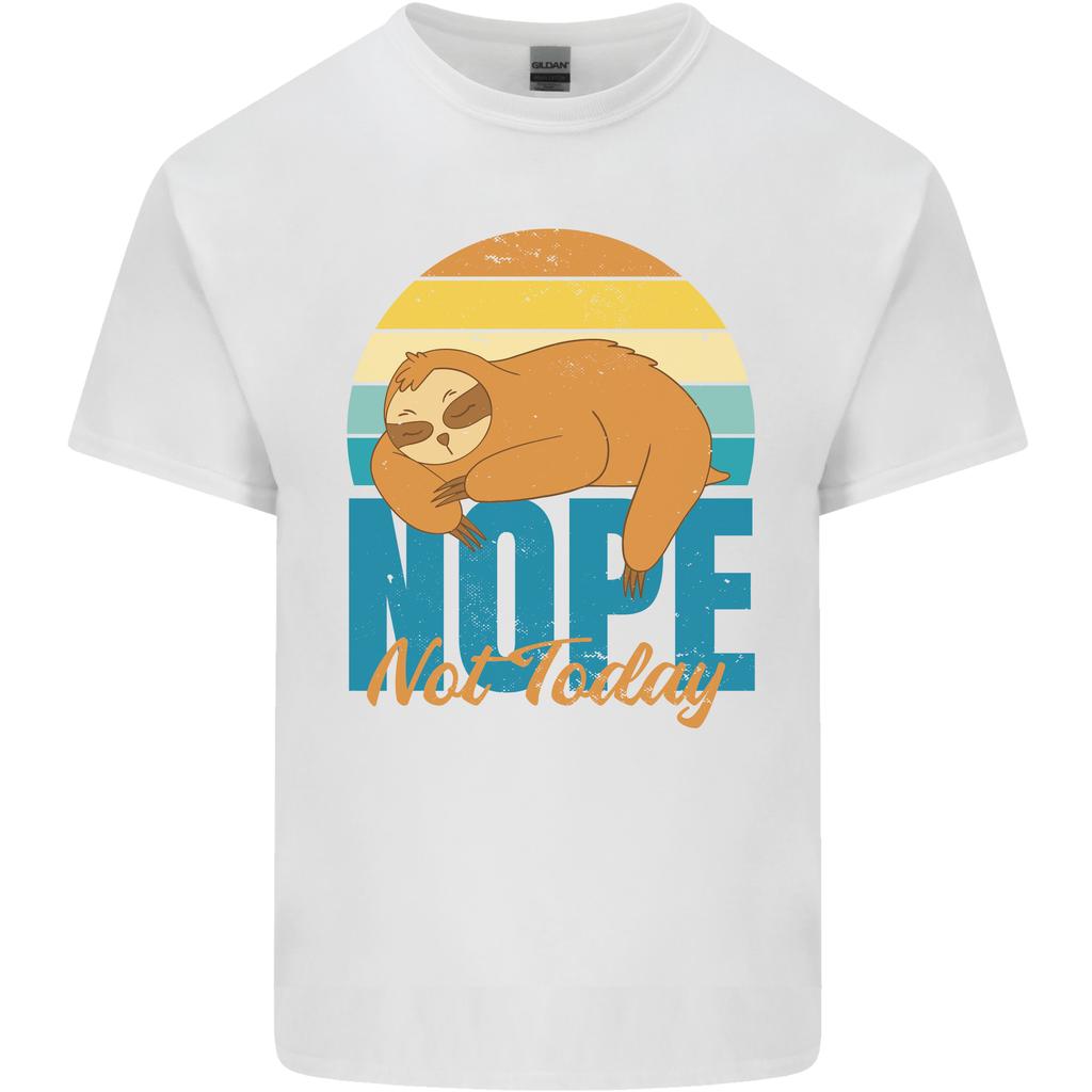 Sloth Nope Not Today Funny Lazy Unisexs Light Cotton TShirt