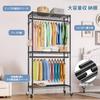 Huaniun Wardrobe Rack with Large Clothes Rack with Steel 81cm Wide X 41cm Deep X 210cm High Heavy-Duty Casters, Capacity, Shelves, Rack, (with