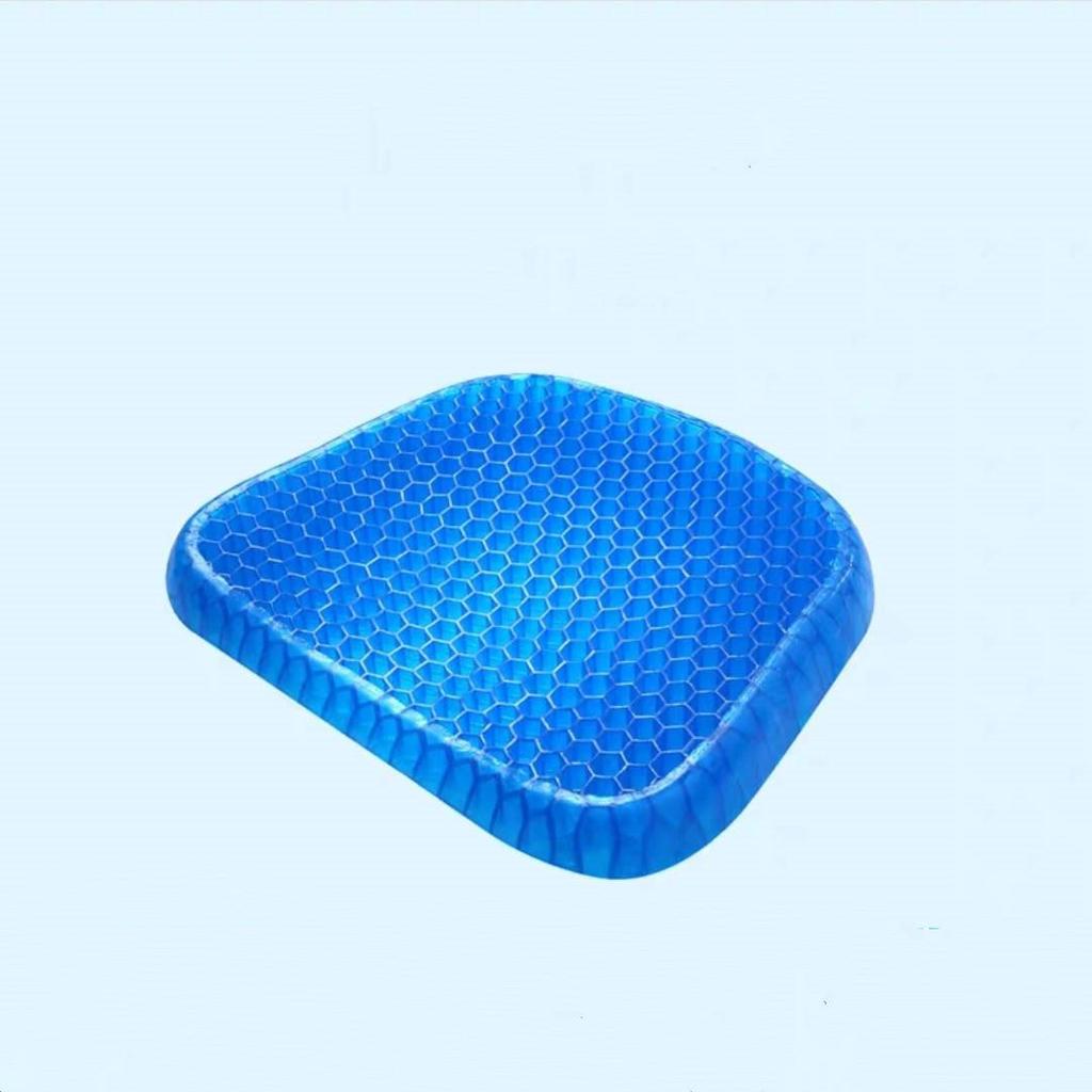Enlarged Honeycomb Silicone Gel Seat Cushion for Long Sitting - Ideal for Summer, Office, Car, and Students