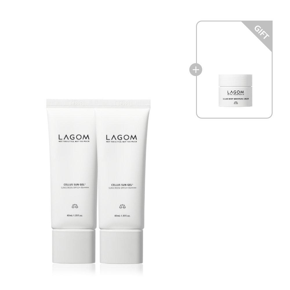 

[LAGOM] Солнцезащитный гель Plus 40 мл X 2 шт. Duo [мини-глубокий крем без крема]