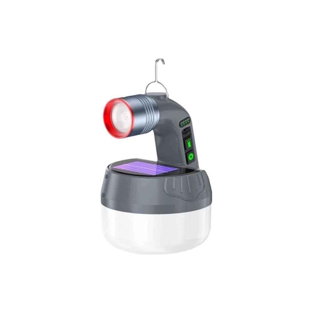 Rechargeable Portable LED Flashlight Waterproof Lightweight Camping Lantern Solar Recharge LED Technology Solar Lantern