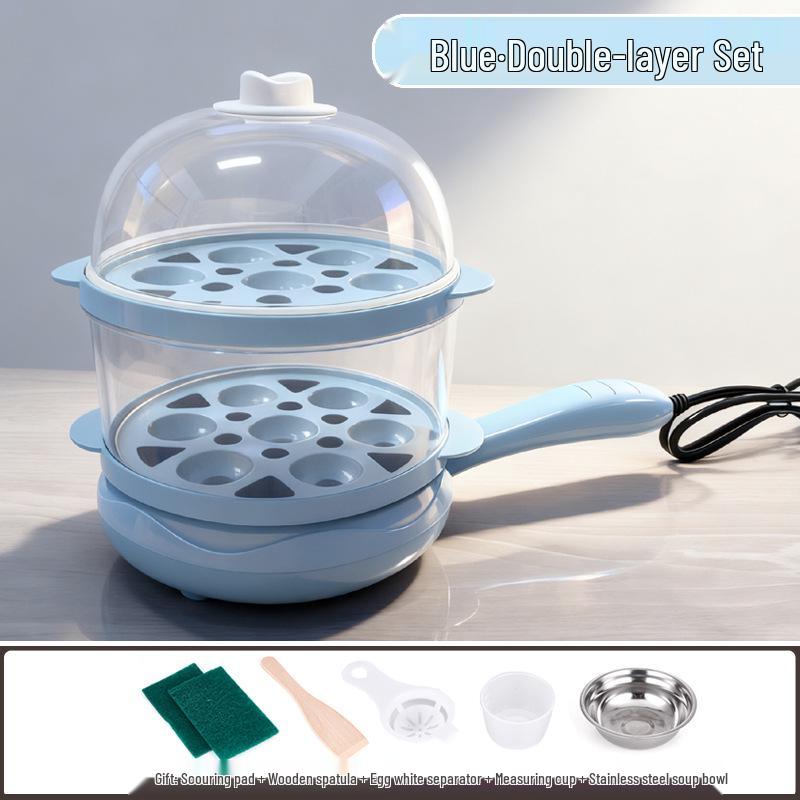Canxiang Non-Stick Electric Frying Pan: Poached Eggs, Dumplings, Pot Stickers & Breakfast Cooker