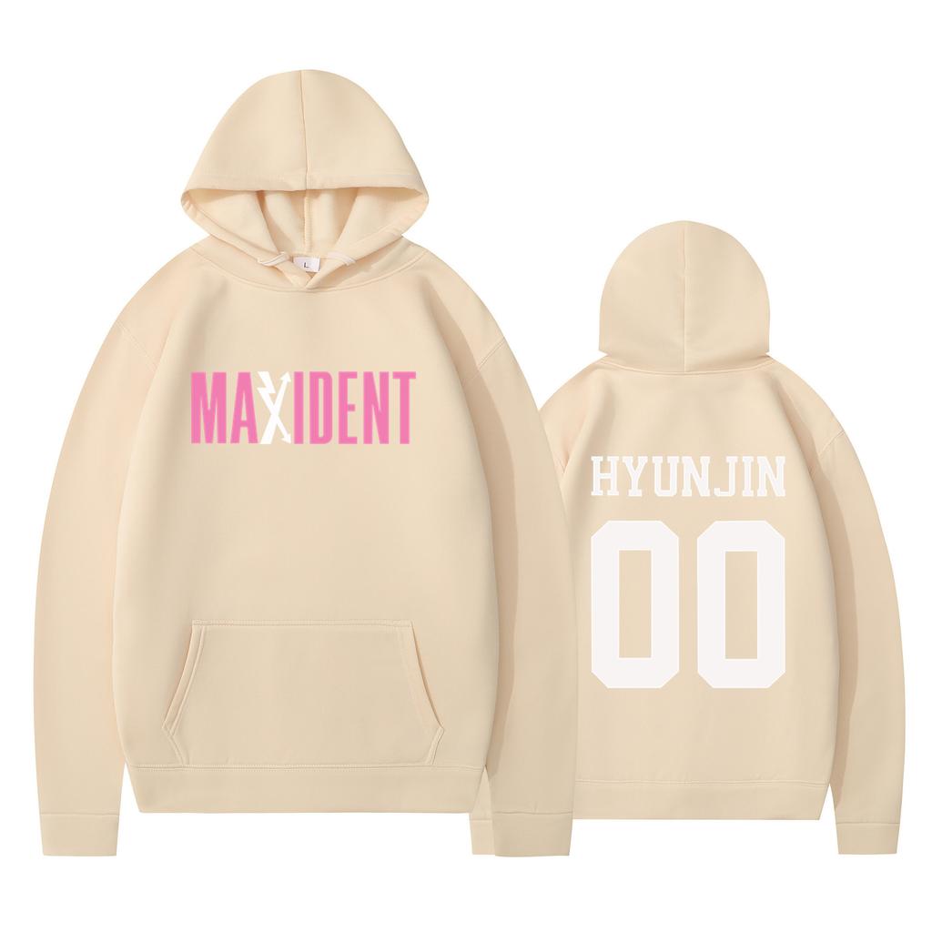 Vintage Grafický Potisk Stray Kids Mikina Dámská Pánská Ležérní Hip Hop Streetwear Dlouhý Rukáv Fleecová Mikina Unisex