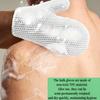 TPU Exfoliating Scrub Glove, Honeycomb Structure, Quick Drying, Essential Bathroom Body Care Accessory