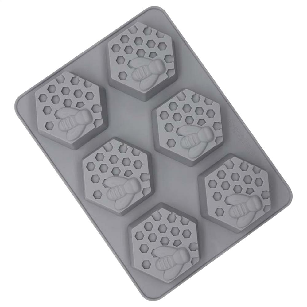 Silicone Molds For Baking 6 Cavities Non-Stick Baking Mould Candy Silicone Molds For Soap Wax Jellies Gummy Cake Pancake Ice