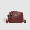 2024 New Fashion Women's Cowhide Lychee Grain Leather Crossbody Bag