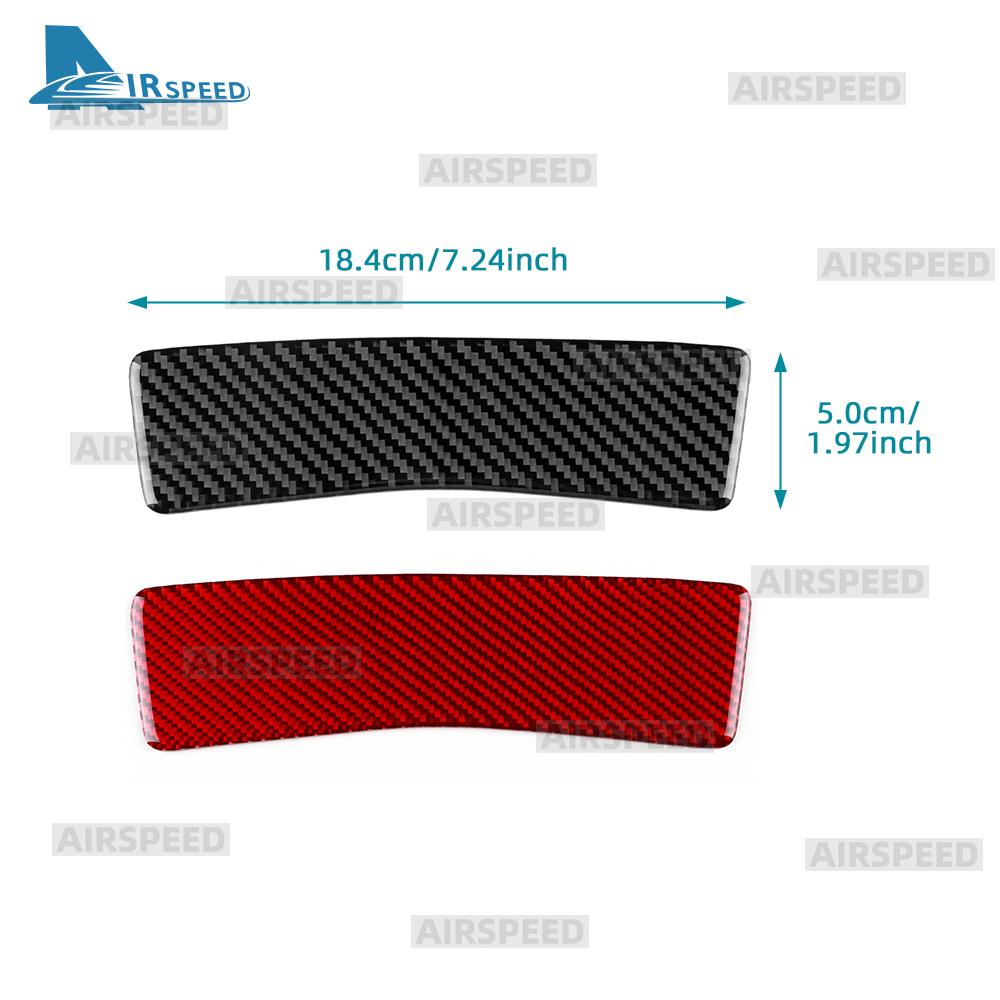 Real Soft Carbon Fiber Trim Sticker For Mercedes Benz SLK R172 2011 2012 2013 2014 2015 2016 Car Gear Ashtray Panel Accessories