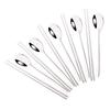 5Set Black Gold Portable Travel Cutlery Set Chopsticks Spoon 304 Stainless Steel Korean Dinnerware Set Luxury Tableware Set