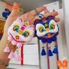 Chinese Style Lion Dance Tassels Pendant Awakened Lion Horse Mascot Plush Doll  Girls