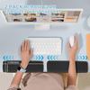 Elbow Pad for Desk, 2 Pack Memory Foam Keyboard Wrist Rest for L-Shaped Desk, Non-Slip Wrist Rest for Computer Keyboard, Elbow Pads for Office Home