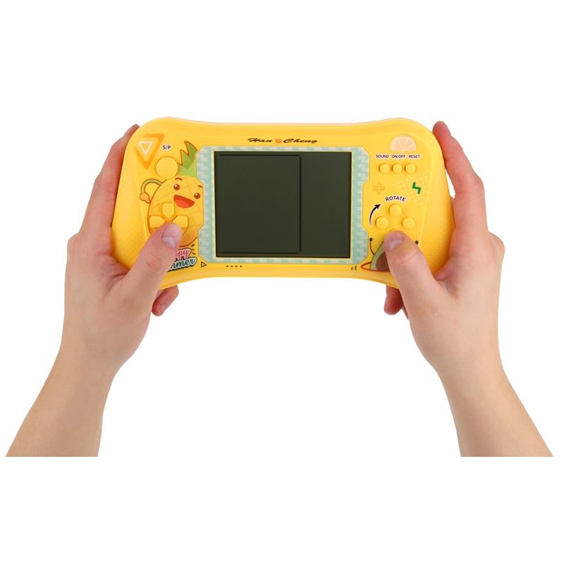 Tetris Electronic Game Portable Travel Console For Children Yellow