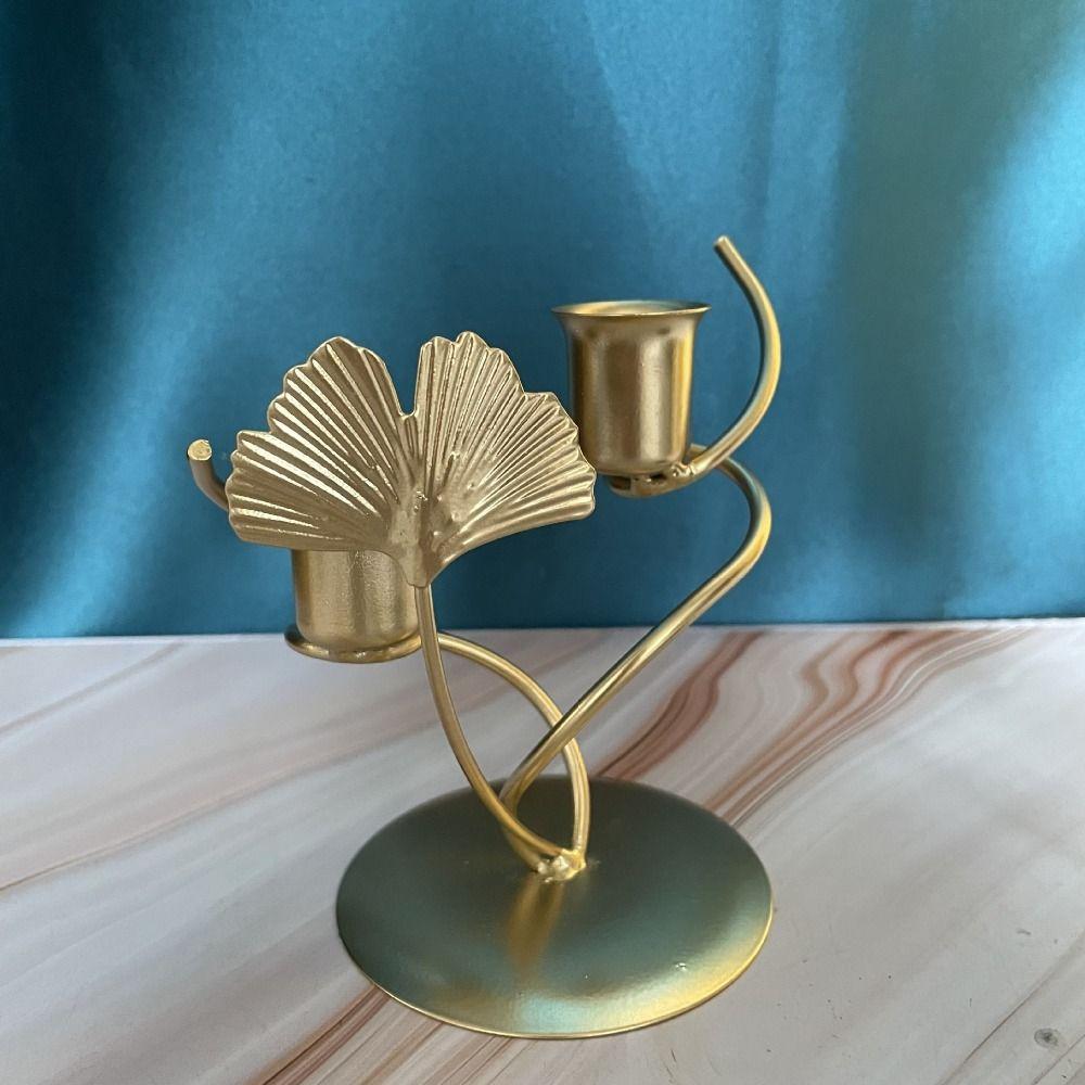 

Romantic Wedding Candlelight Stand Iron Art Metal Candlestick Holder Living Room