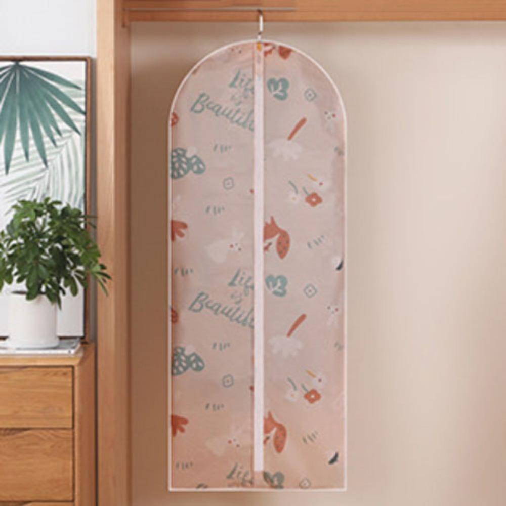 

Мультяшный принт Чехол для одежды Пылезащитный Водонепроницаемый Чехол для хранения одежды дома Органайзер для шкафа 60x140cm