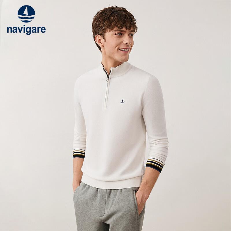 Navigare Men s Antibacterial Warm Half-Zip Knitted Sweater XL