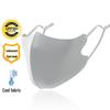 Ice Silk Breathable Sunscreen Mask with Logo - Solid Color, Ear Loop Design