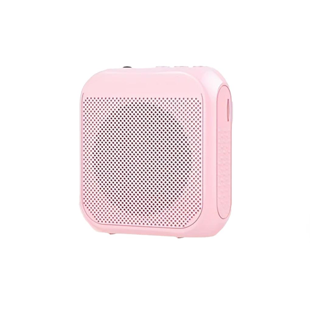

ABS Voice Amplifier Battery Powered Replacement Solid Color Rubber Coating Noise Reduction Teaching Audio Speaker Loudspeaker розового золота