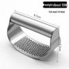 Stainless Steel Ring-Shaped Handheld Garlic & Ginger Press
