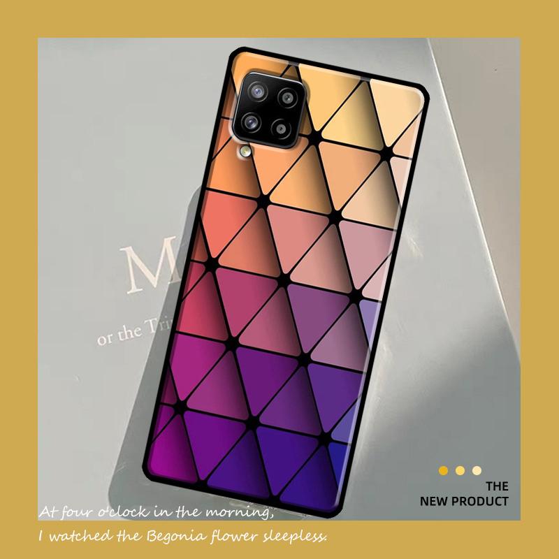 Geometric Abstract Crystal Case For Samsung Galaxy A54 A34 A52 A32 A22 A12 A13 A14 A23 A33 A53 A73 A51 A71 Cover