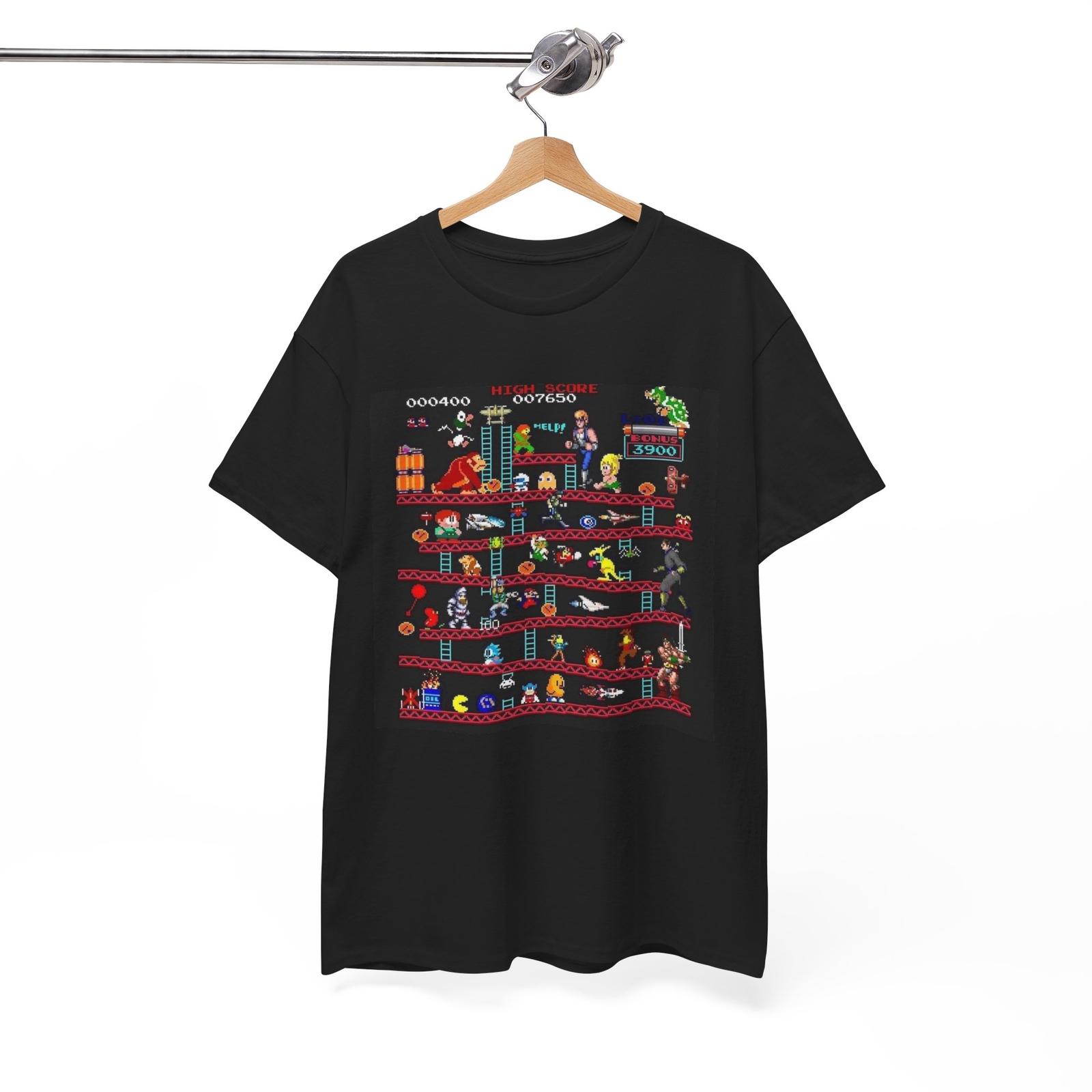 Retro Gaming Collection Tshirt Vintage Gamer Console Vibes Unisex Heavy Cotton XXL