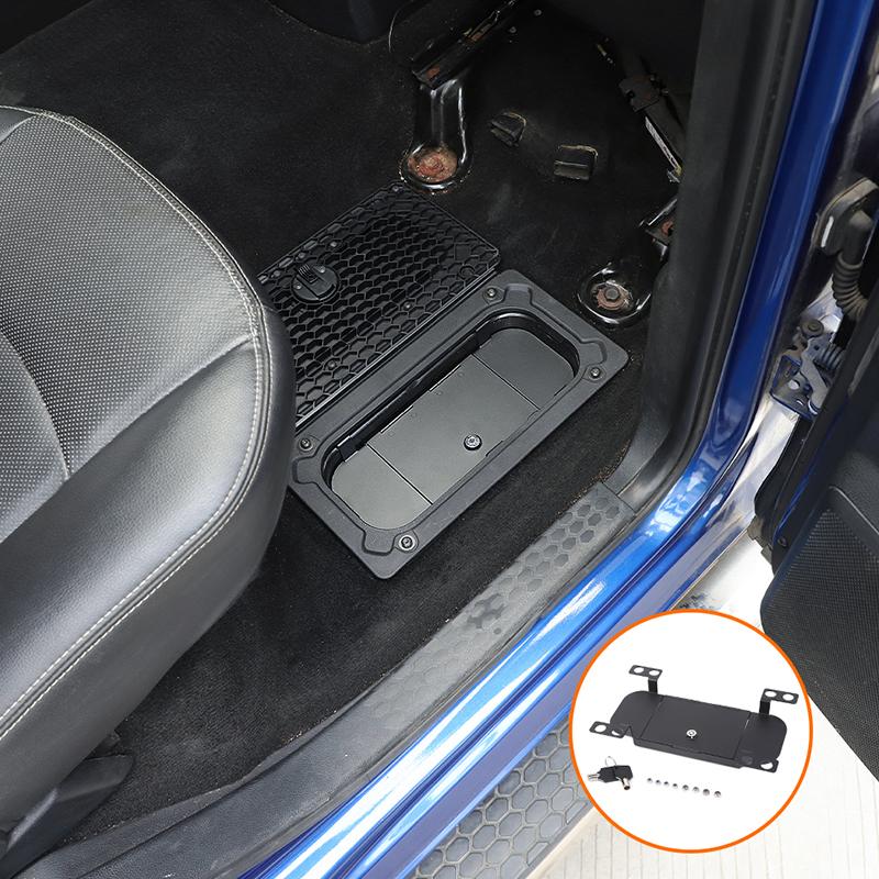 Rear Seat Storage Compartment Safety Box With Key Lock For Dodge RAM 2009-2018 Interior Stowing Tidying Accessories