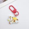 New Year Cartoon Pony Keychain Pendant - Cute Creative Horse-Themed Gift.