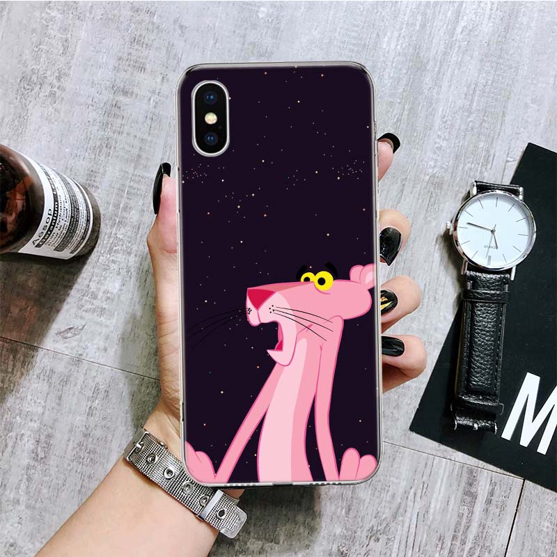 

Чехол для телефона с рисунком «Розовая пантера» для iPhone 11 12 13 14 Pro XS XR X Max 7 8 6 6S Plus Mini + 5 SE с рисунком по индивидуальному заказу iPhone 12 Pro Max
