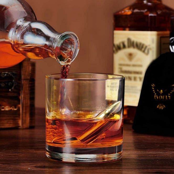 304 Stainless Steel Bullet Ice Cube Whiskey Stone Red Wine Cooling Cooling Ice Cube