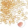 200Pcs Brass Open Jump Rings, Ring, Golden, 2x0.3mm, Inner Diameter: 1.3mm