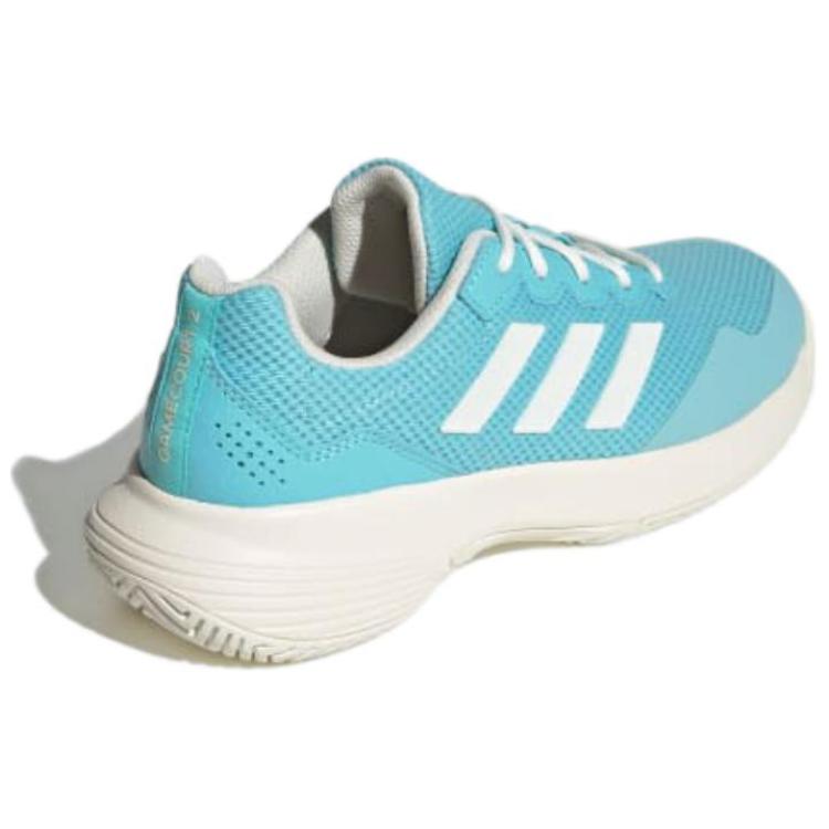 Adidas Shock Absorbing Durable Low Top Tennis Shoes Women Sneakers Blue White ID1493