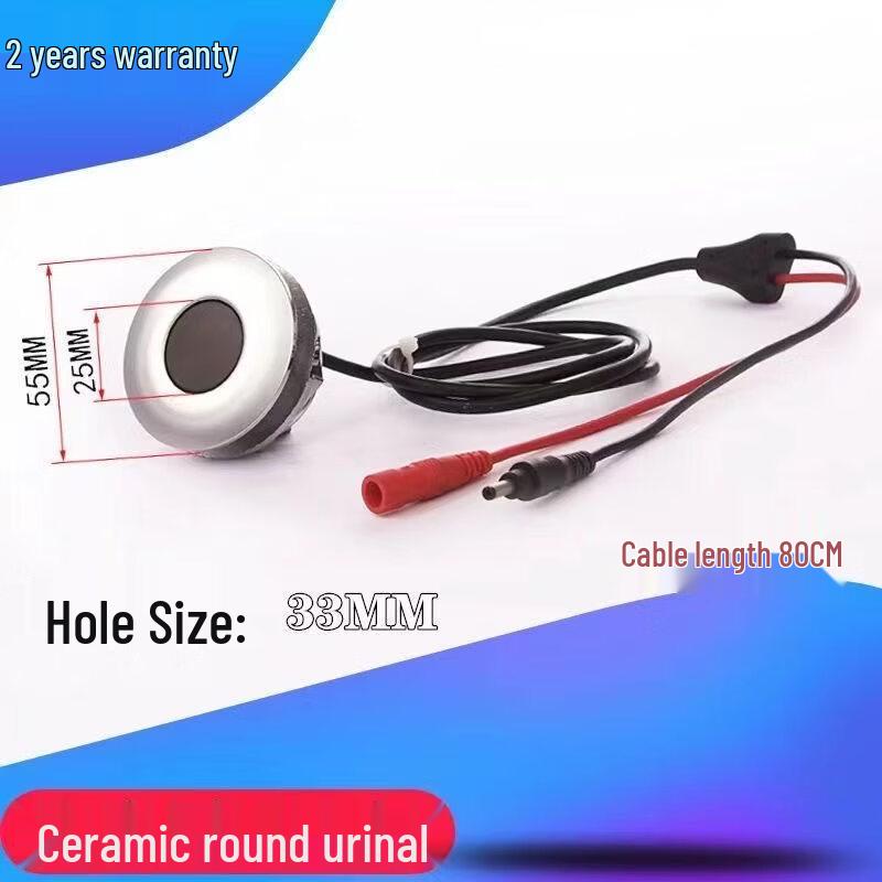 Taiyouyuan Ceramic Round Panel Urinal Sensor Valve
